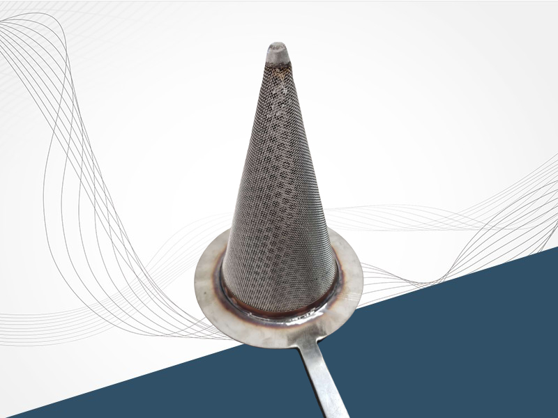 不锈钢双层网锥滤