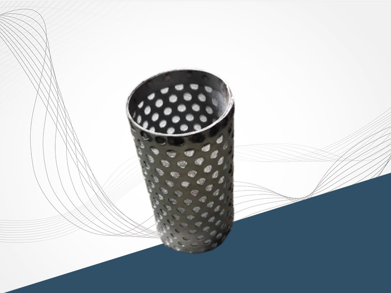 不锈钢圆孔双层过滤筒