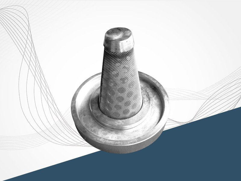 法兰盘锥形滤芯