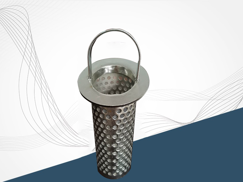 蓝式过滤器滤芯化纤行业专用提篮滤